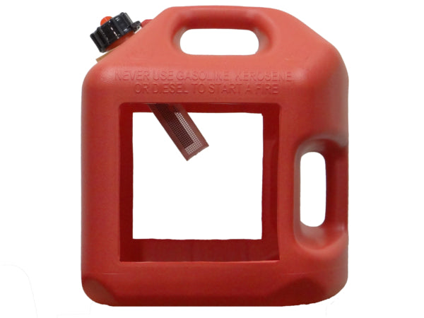 Gas Can: 5 Gal Capacity, Self, Red Gas Can: 5 Gal Capacity, Self, Red